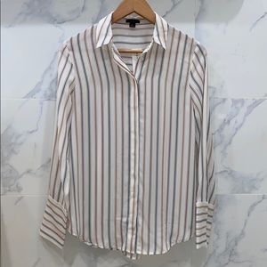 NWT - Ann Taylor Factory Stripe Blouse
